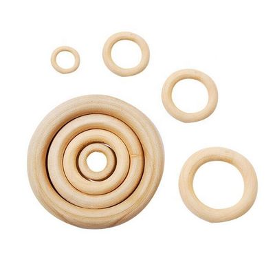 DIY Schmuckwaren 20mm unfertige Holzzahnperlen in runder Form