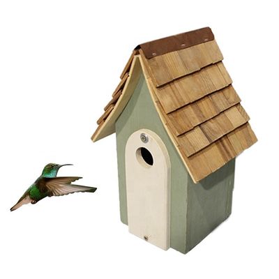 Winddichtes Holz-Vogelhaus mit individueller Farbe