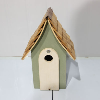 Winddichtes Holz-Vogelhaus mit individueller Farbe