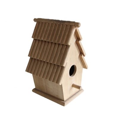 Maßgeschneiderte Atmung kleine Holz-Vogelhaus für praktische Vögel Gehege