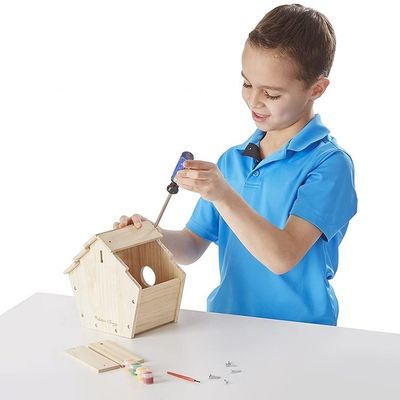 Drucken Muster Holz Zeder Vogelhaus Käfige für DIY Dekoration und Dekoration