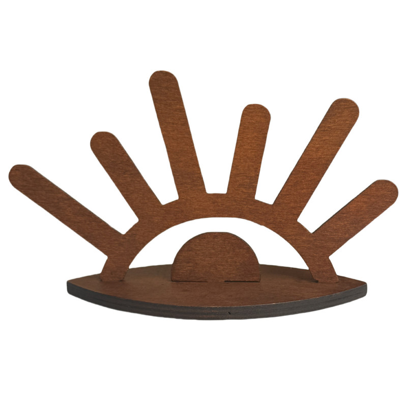 Holzringhalter Stand Kreatives Schmuckdisplay für Ornamente Geschenkpaket enthalten