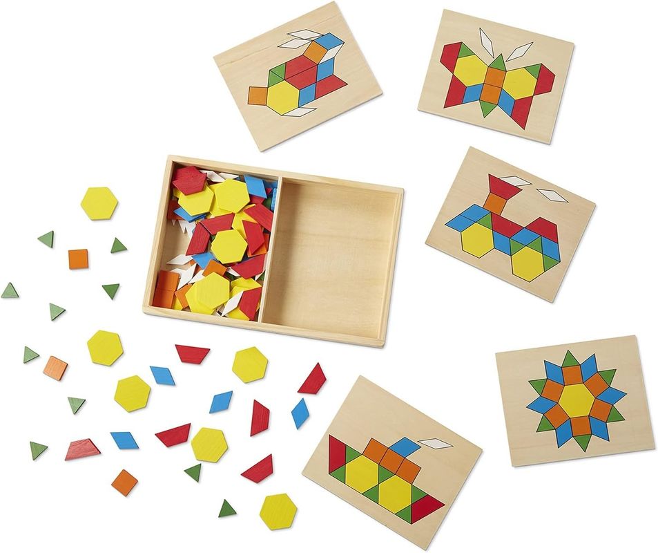 ISO9001 2008 FSCI BSCI zertifizierte Bausteine aus Holz Regenbogen für die Frühbildung