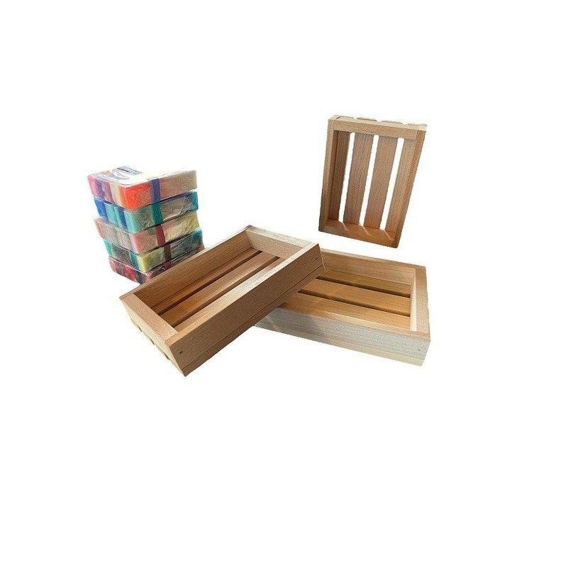 All-Season 14 Stück handgefertigte Holzseifen Geschenksätze kostenlose Probe morgen zur Verfügung gestellt