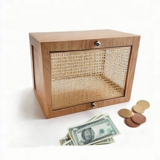 Holz-Schweinchenbank mit Zählern - Ein lustiger und funktionaler Weg, um Ihre Sparziele zu erreichen