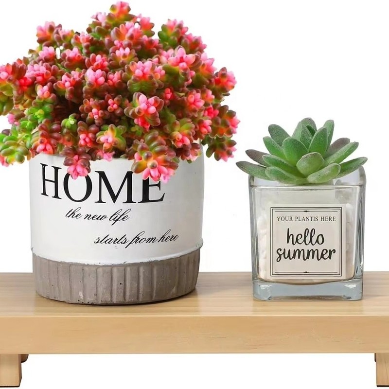 24x13x22cm Kieferholz-Riser großartig für Heimdekor und kleine Pflanzenständer