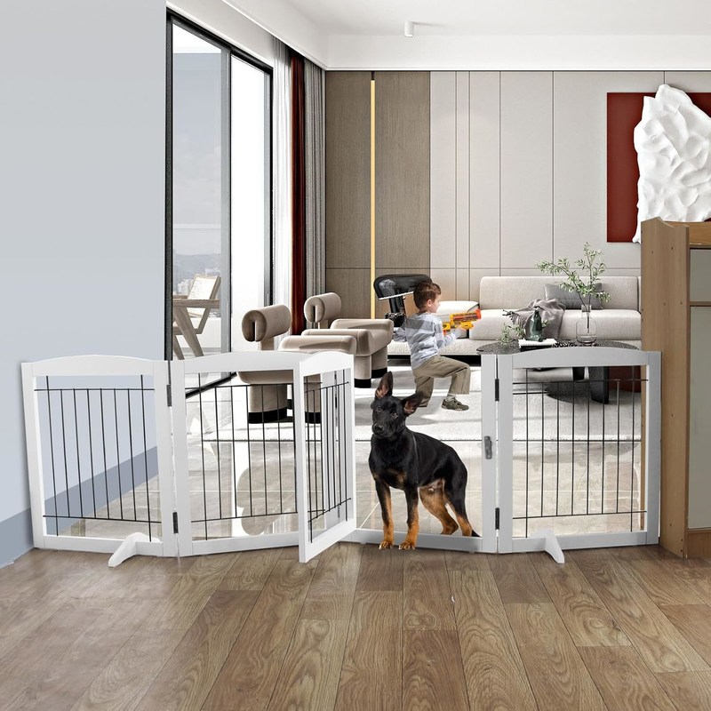 Hausgerät Holz Puppy Tor Treppen freistehende Klapptor für Innenräume