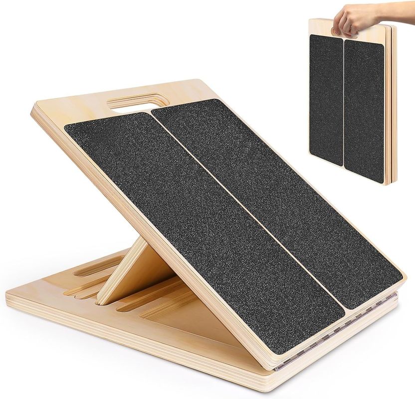 Zeitgenössische Holz-Portable Schrägplatte für Kalbstrecker mit verstellbarer Neigung