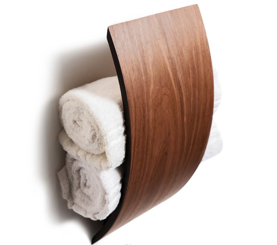 Funktionales Design Holztücherregal mit individuellem Logo und Multifunktionsdesign