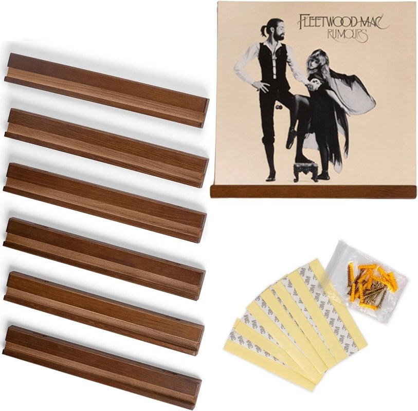 Wandmontage Vinyl Rekord-Display-Regal KEINE Falte Funktion für Platzersparnis und Lagerung