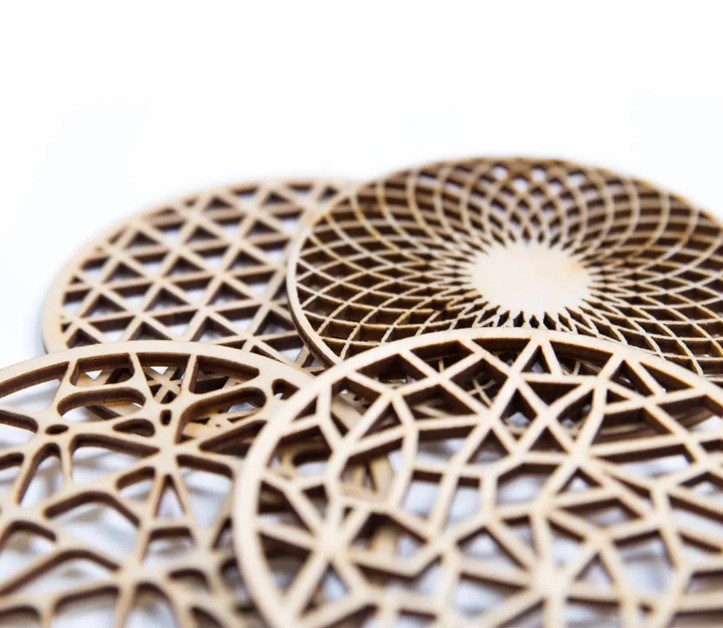 202407 Set 6 Holz-Straßenbahnen Doppelstufige Hochzeits-Straßenbahnen Stehende Art