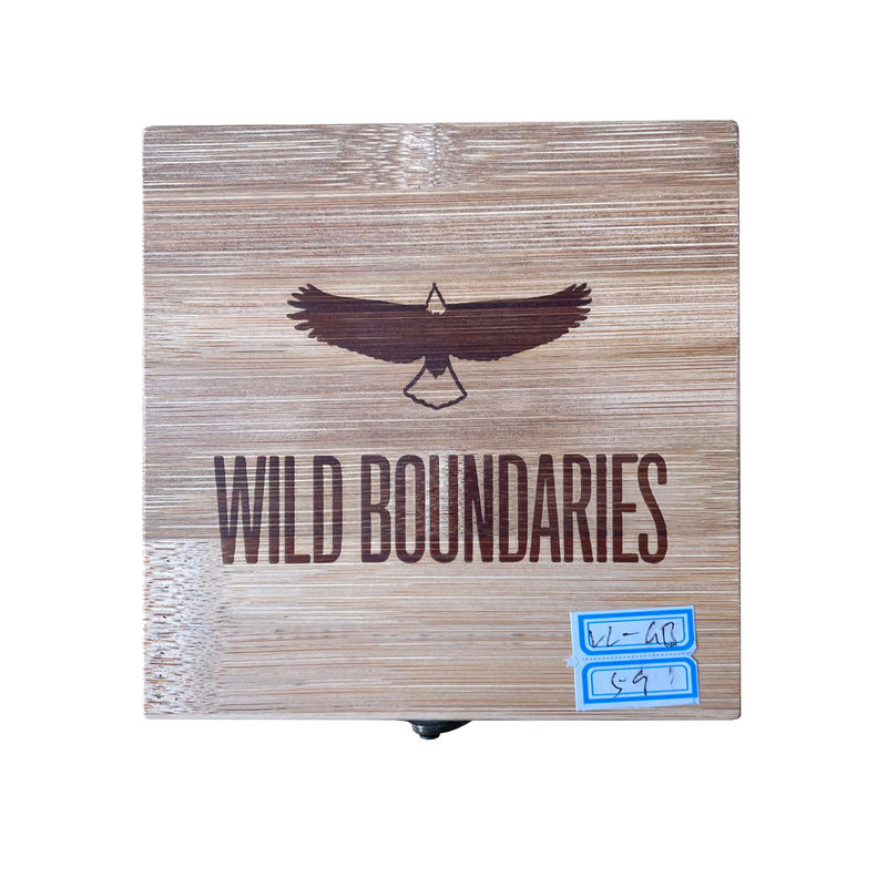 12.8x12.8x4.5cm Promotion Custom Grave Logo Bambus Geschenkbox für andere Geschenk Handwerk
