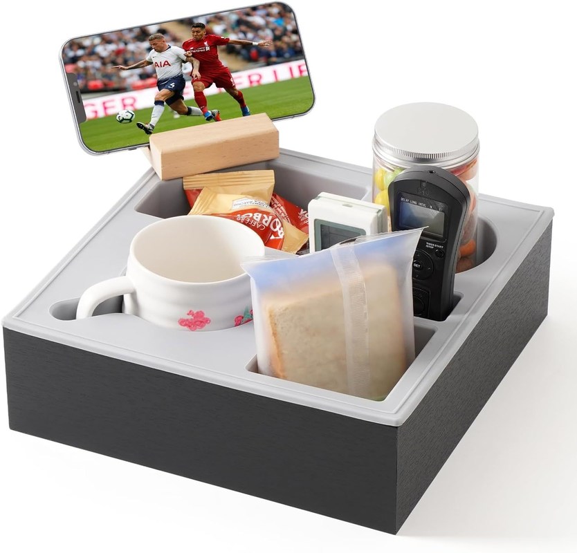 Silikon Holz Couch Caddy Organisator für wasserdichte Sofa Auto Annahme von kundenspezifischen Bestellung