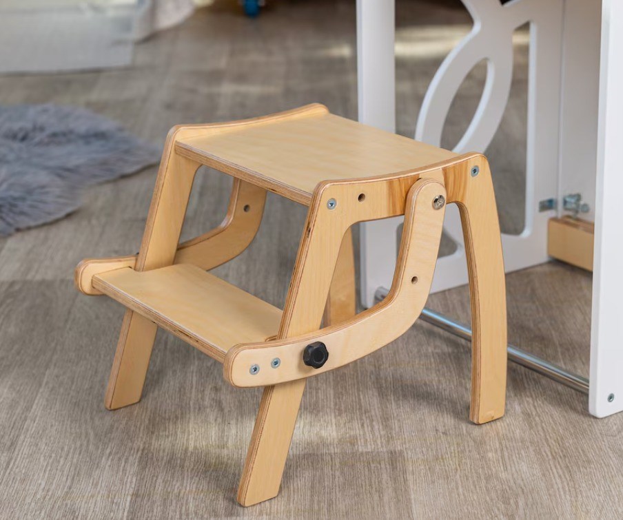 Moderner Design Stil 2in1 Wandelschritt Hocker Stuhl perfekt für Kinder und Kleinkinder