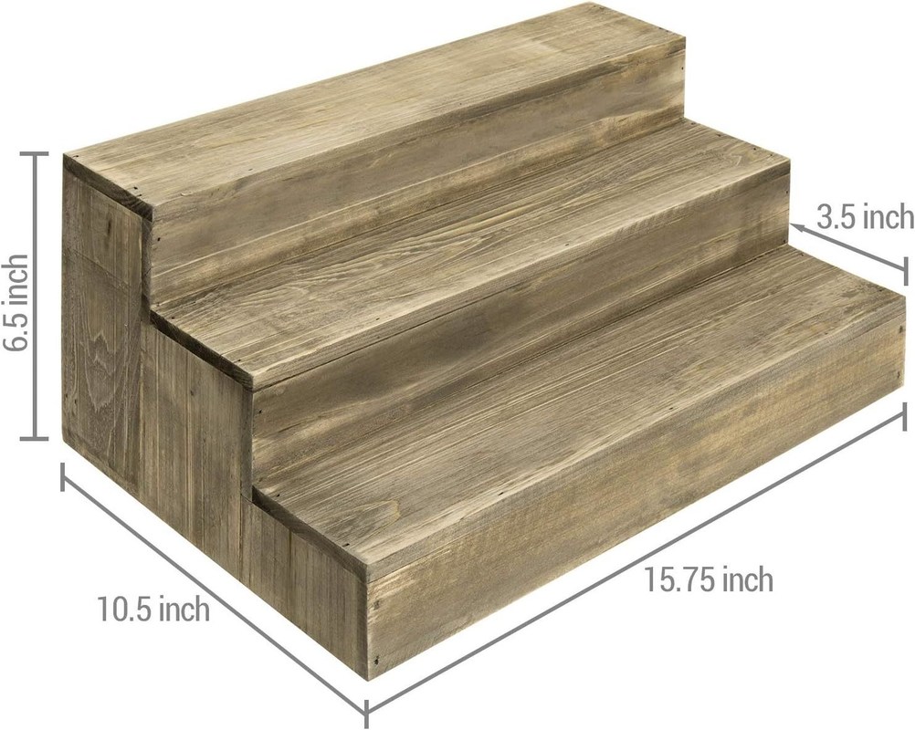 OEM-Bestellung akzeptabel Holz Dessert Stand Cupcake Riser Anzeige für besondere Anlässe