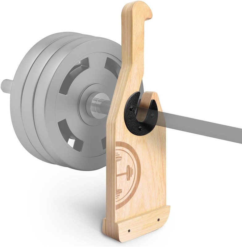 Nicht rutschfähiges Handgelenk Holz Deadlift Barbell Jack für Krafttraining Bar Stand kundenspezifisches Logo