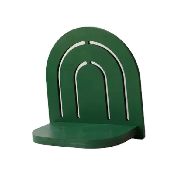 Regenbogen Holz Wand hängende Dekoration Kleine Pflanzen Displayregal für Wohnzimmermöbel