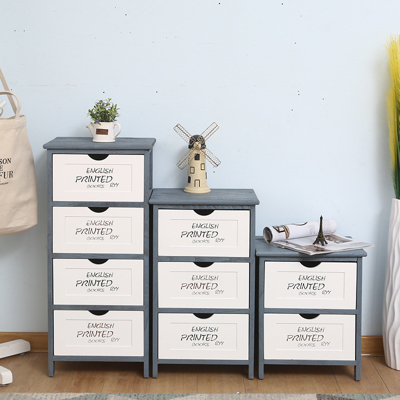 Moderner französischer Stil Tallboy Schubladen mit 4 Schubladen