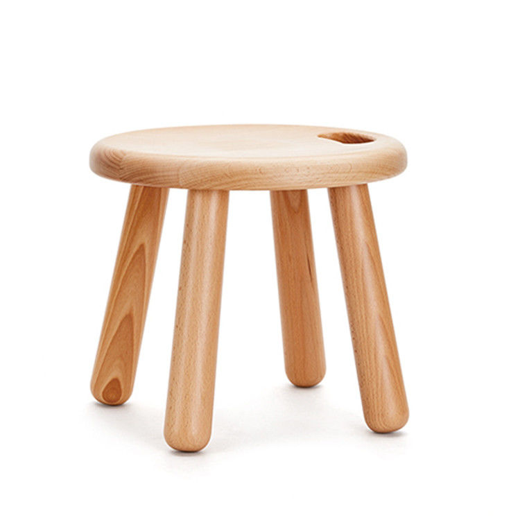 Postverpackung N Modernes Design Kleiner runder Holzhocker für die Küche Wohnzimmer Heimdekoration Möbelhocker