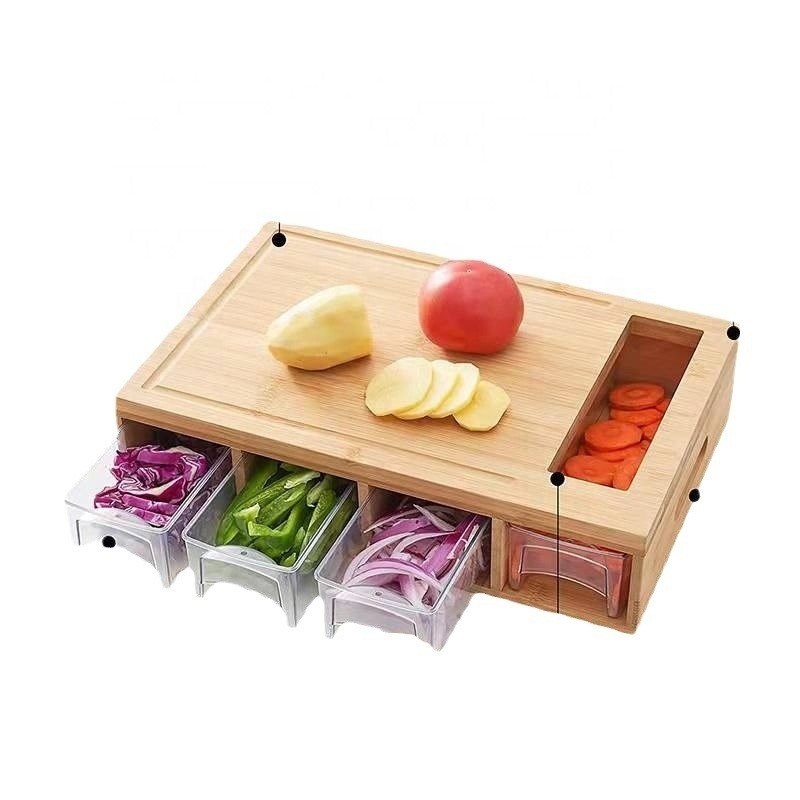 Customized Logo Akzeptable Holz Schnittbrett in einfachen Farben für Küche Multifunktion