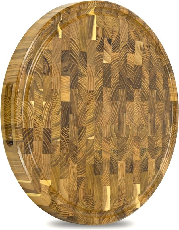 Kundenbetreuung 15 Zoll Holz Schneidbrett mit umweltfreundlichem Design und Saft-Rohr