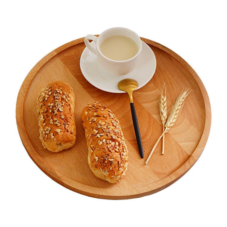 Custom-Farbe Bambus-Servier-Tray-Set für Frühstück Snacks Lagerung OEM ODM akzeptiert