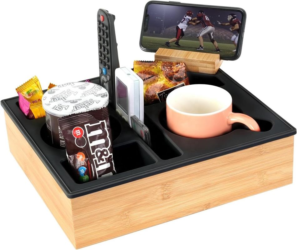 Schreibtisch Holz-Speicher für Wohnzimmer Kaffeetafel Snacks und Fernbedienung