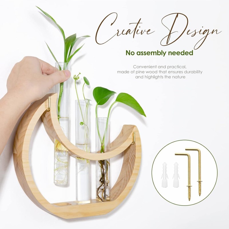 Jubiläums-Halbmond-Tischstand für Zimmerpflanzen und Bürodekor