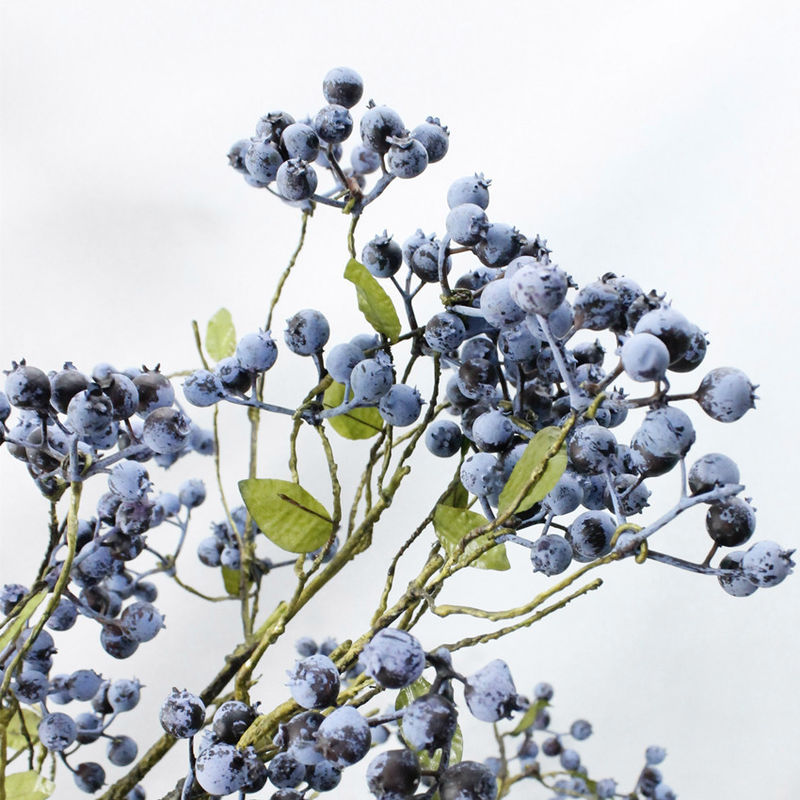 Weihnachtsbeeren Stamm Kunstpflanzen Rote und blaue Beeren für alle Feste Gelegenheit