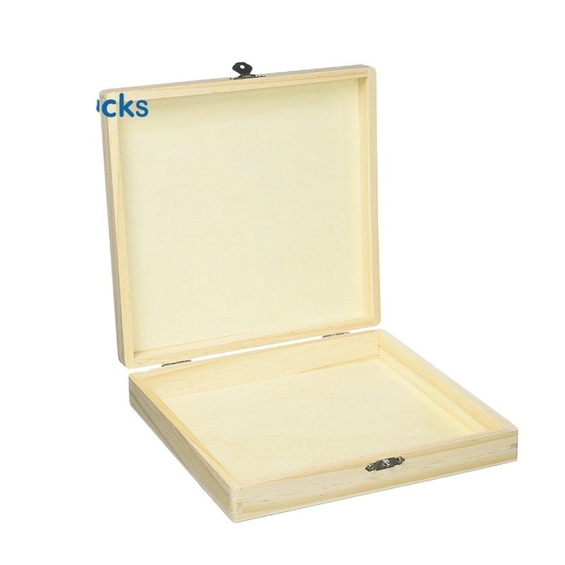 Unfertige Holz-Zigarrenboxen für umweltfreundliche Verpackungen und Stempeldruck