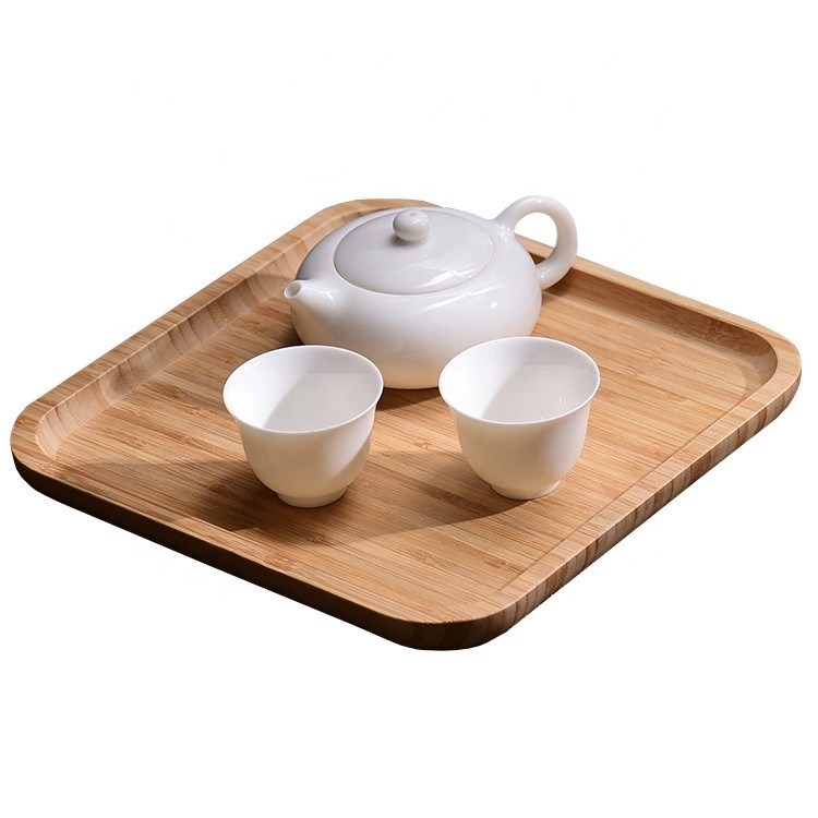 Elegantes Bamboo Serving Tray-Set mit individuellem Logo und umweltfreundlicher Größe