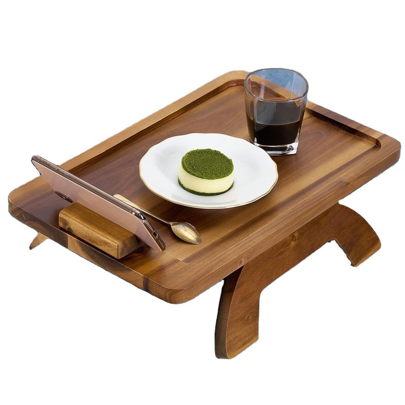 Hochmenge Bambus Sofa Schachtel Tisch Arm Klappklemm Für Couch Stehen Typ Custom
