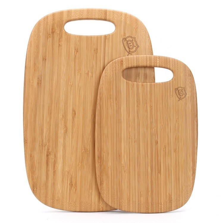 Kleine Bio-Bamboo-Käse Gemüse Schneidbrett 2 Stück Set für die Küche