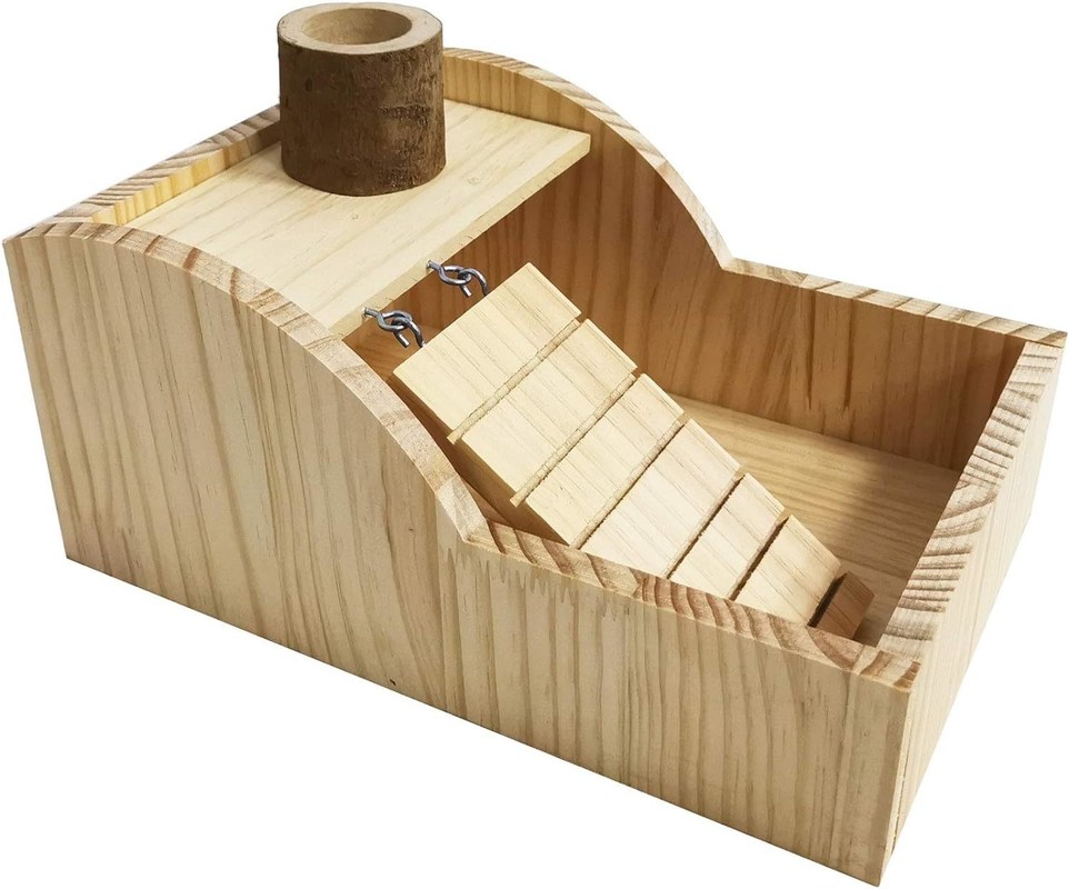 Holz Sandbad Box mit Kletterleiter und Haus Design Chinchilla Bad Bo