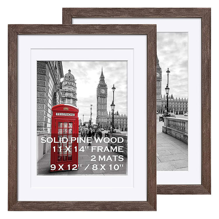 Anpassungsgröße Druck Fotorahmen aus rustikalem Holz für Ihre Drucklösungen