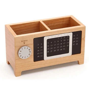 17X7.2X9.6cm Holz-Stifthalter Adventskalender-Box Halten Sie Ihre Schulmaterialien organisiert
