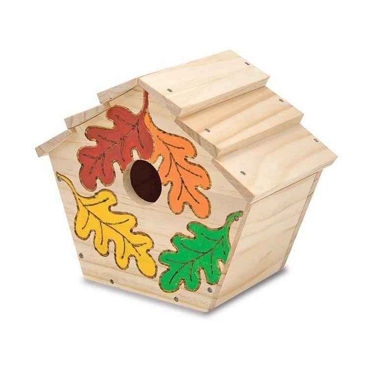 Drucken Muster Holz Zeder Vogelhaus Käfige für DIY Dekoration und Dekoration